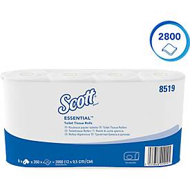 Kimberly Clark SCOTT toiletpapier 350, 2-laags, 64 rollen