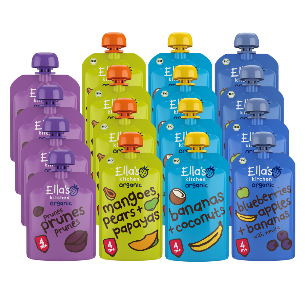 Ella's Kitchen 16 stuks Knijpzakjes Pakket
