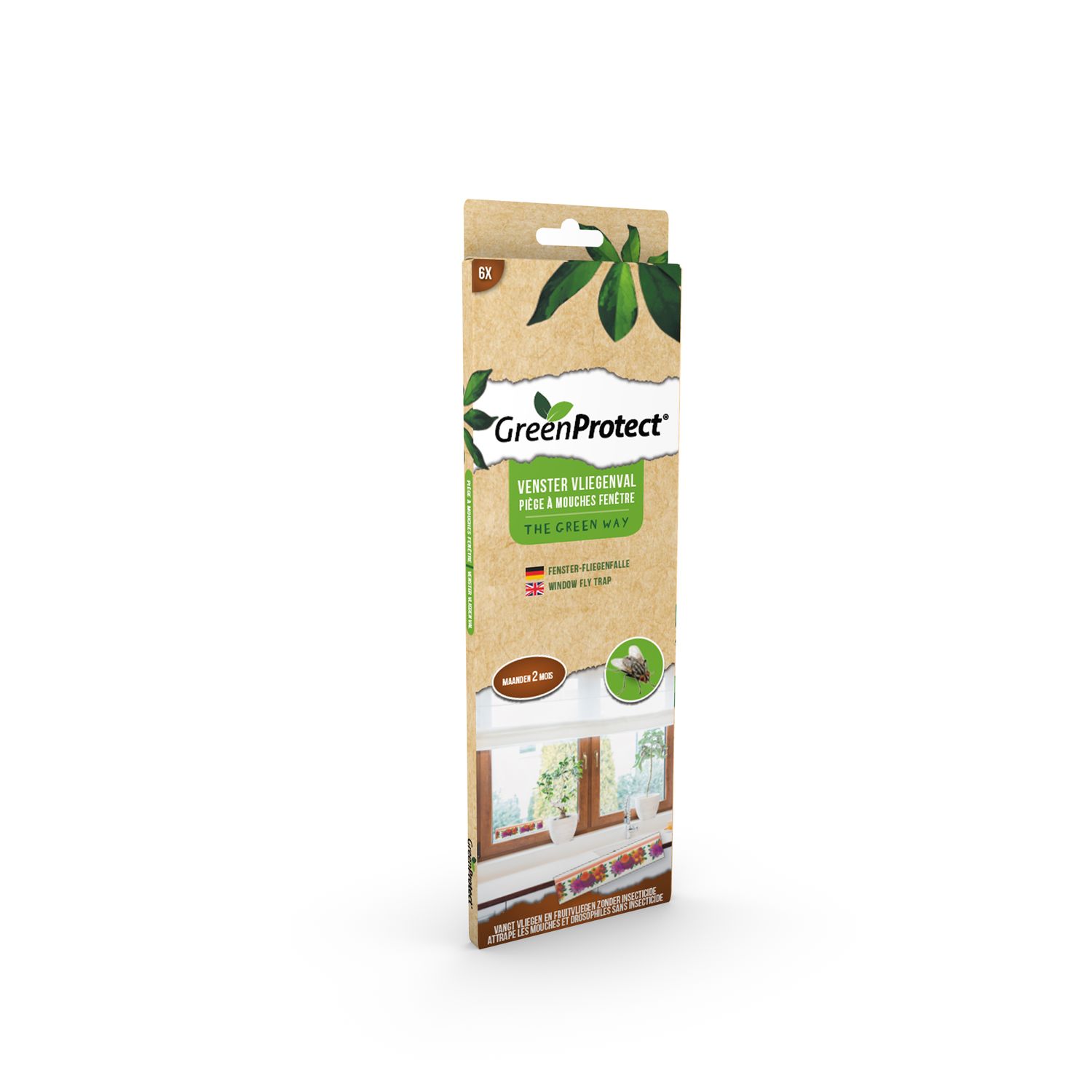 Edialux Raamvliegenval Green Protect 6st