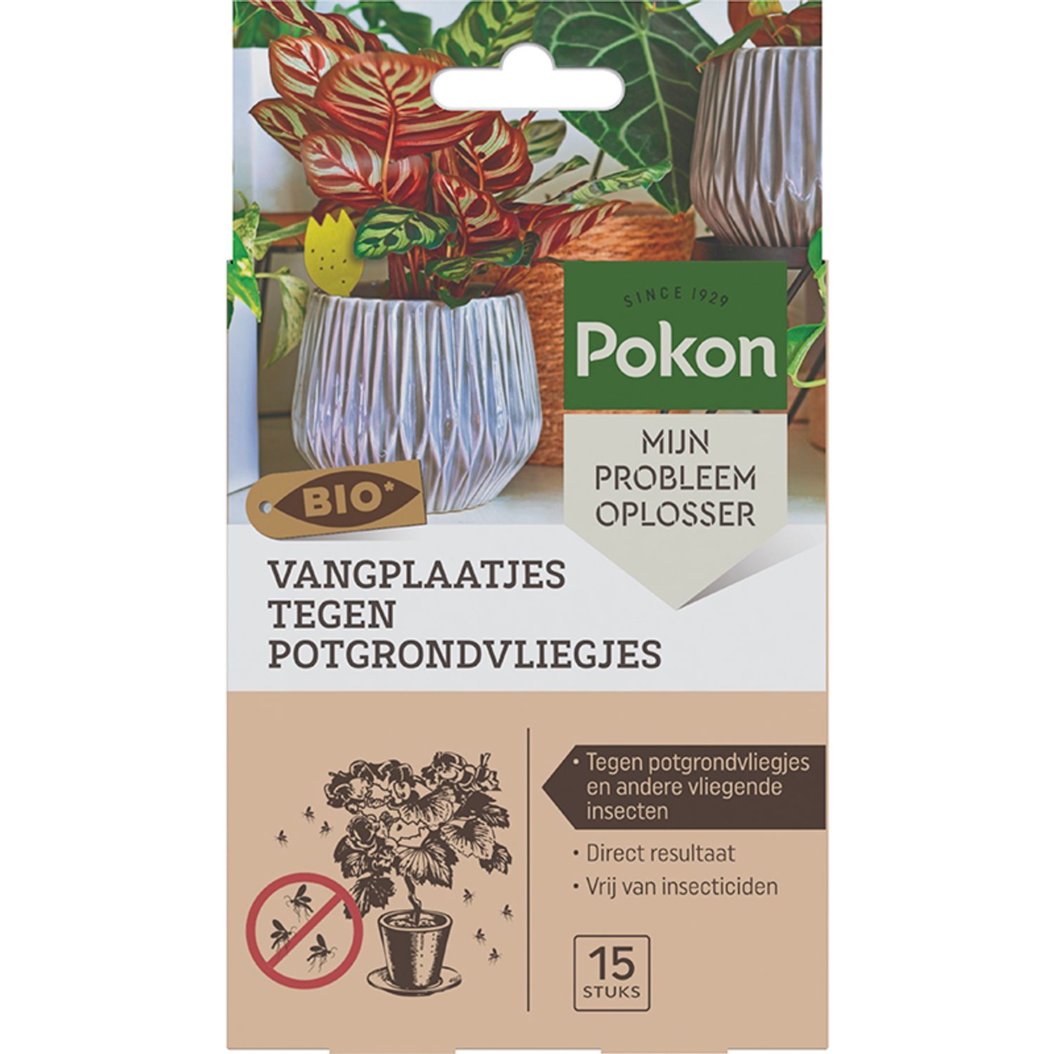 Pokon  Bio Vangplaatjes Tegen Potgrondvliegjes 15st