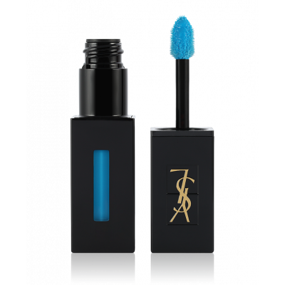 Yves Saint Laurent YSL Rouge Pur Couture Vernis a Levres Pop Water Nr.52 Blue Am
