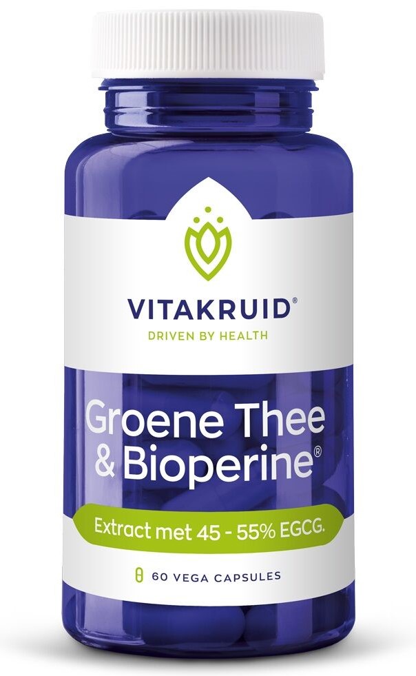 Vitakruid Groene Thee & Bioperine >50% EGCG >80% catechines