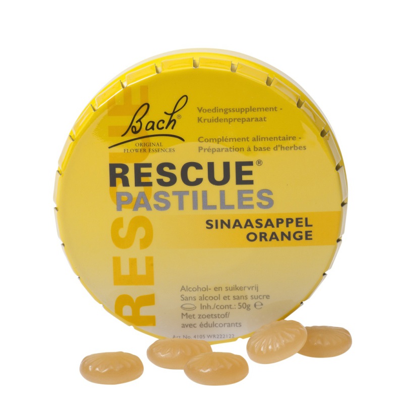 Bach Rescue pastilles sinaasappel 50g