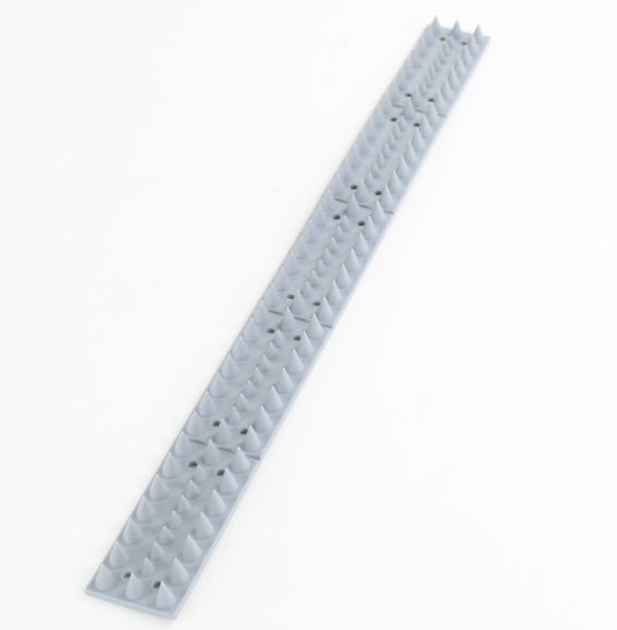 AllesTegenOngedierte.nl Grijze Anti klim strip 50cm | Puntstrip per stuk