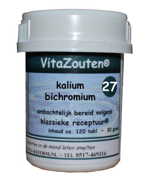 Vita Reform Kalium bichromicum vitazout nr. 27 120 Tabletten