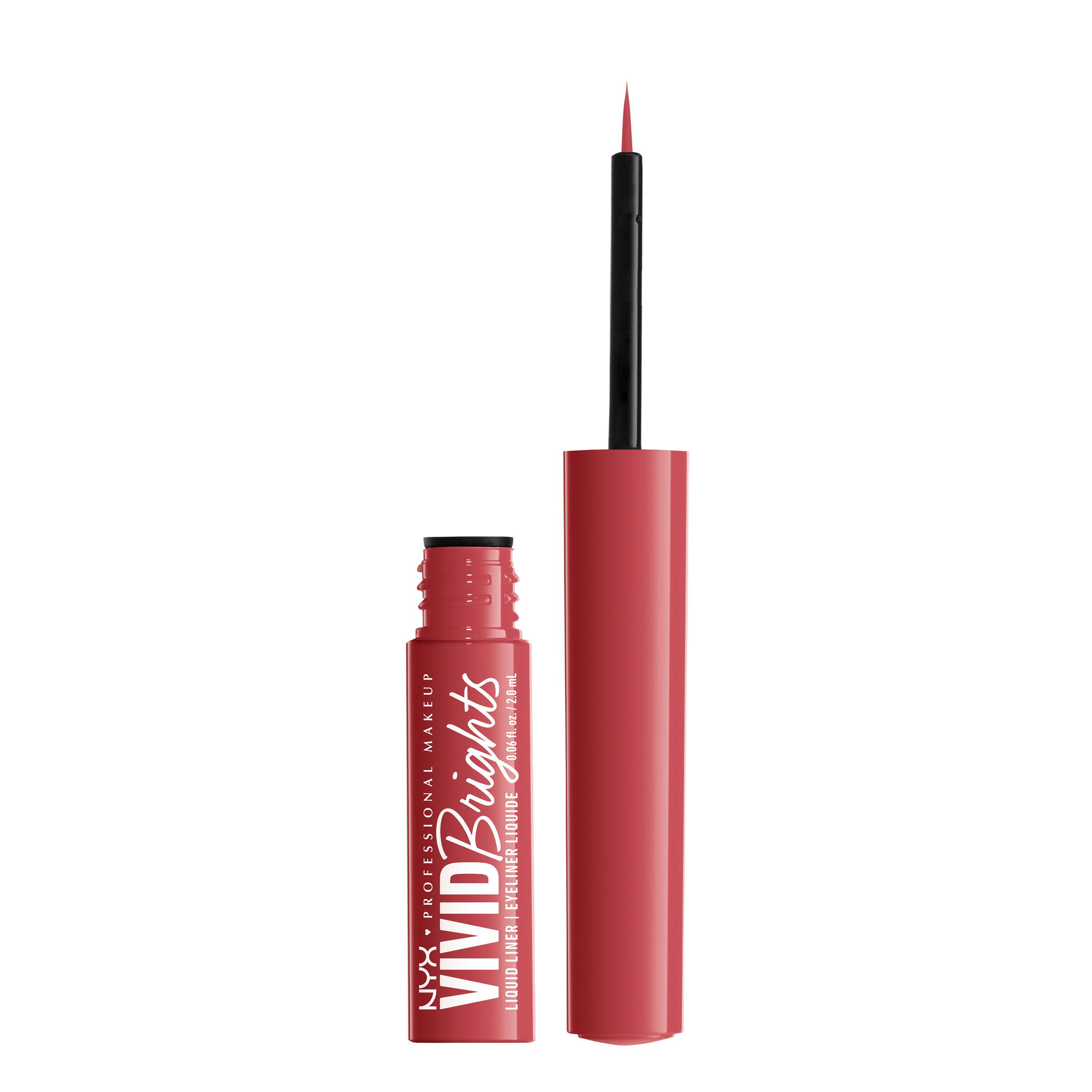 NYX Vivid Brights Liquid Liner 04 On Red 1 st