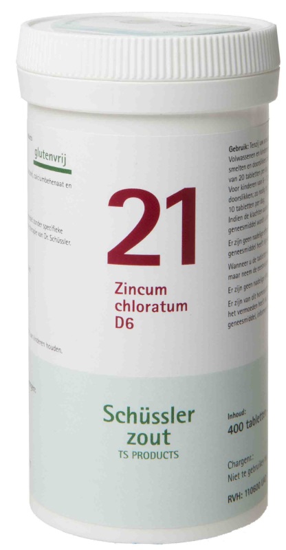 Pfluger Schussler celzout 21 zincum chloratum d6 400tab