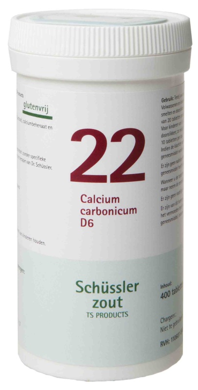Pfluger Schussler celzout 22 calcium carbonicum d6 400tab