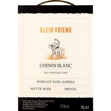 Klein Vriend lein Vriend Chenin Blanc 3 L bij Jumbo