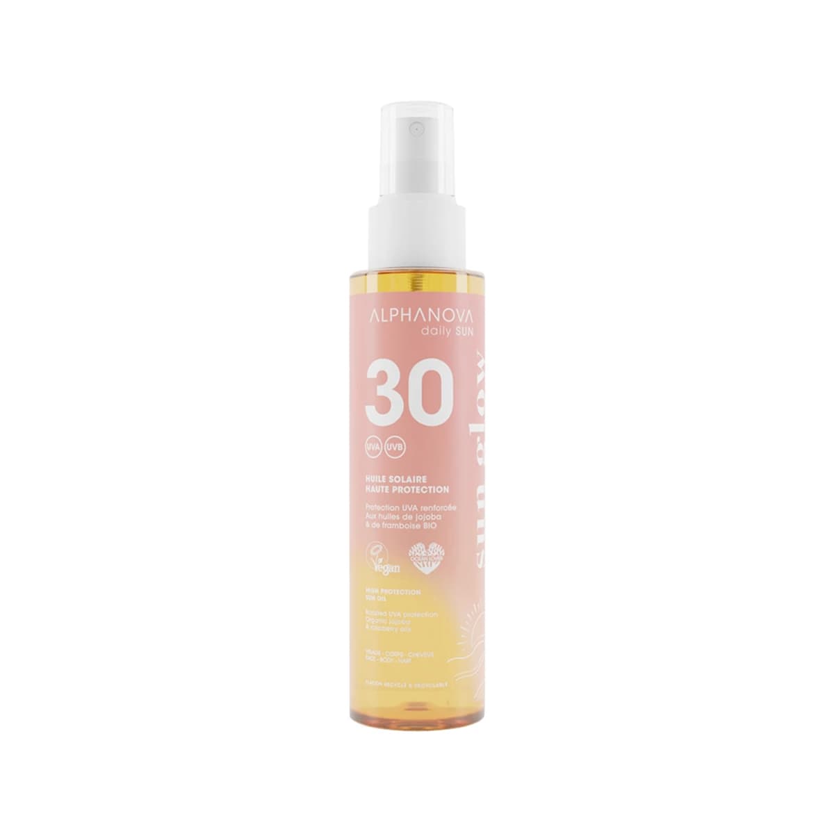 Alphanova Daily Sun Protective Sun Oil SPF30 Sun Glow