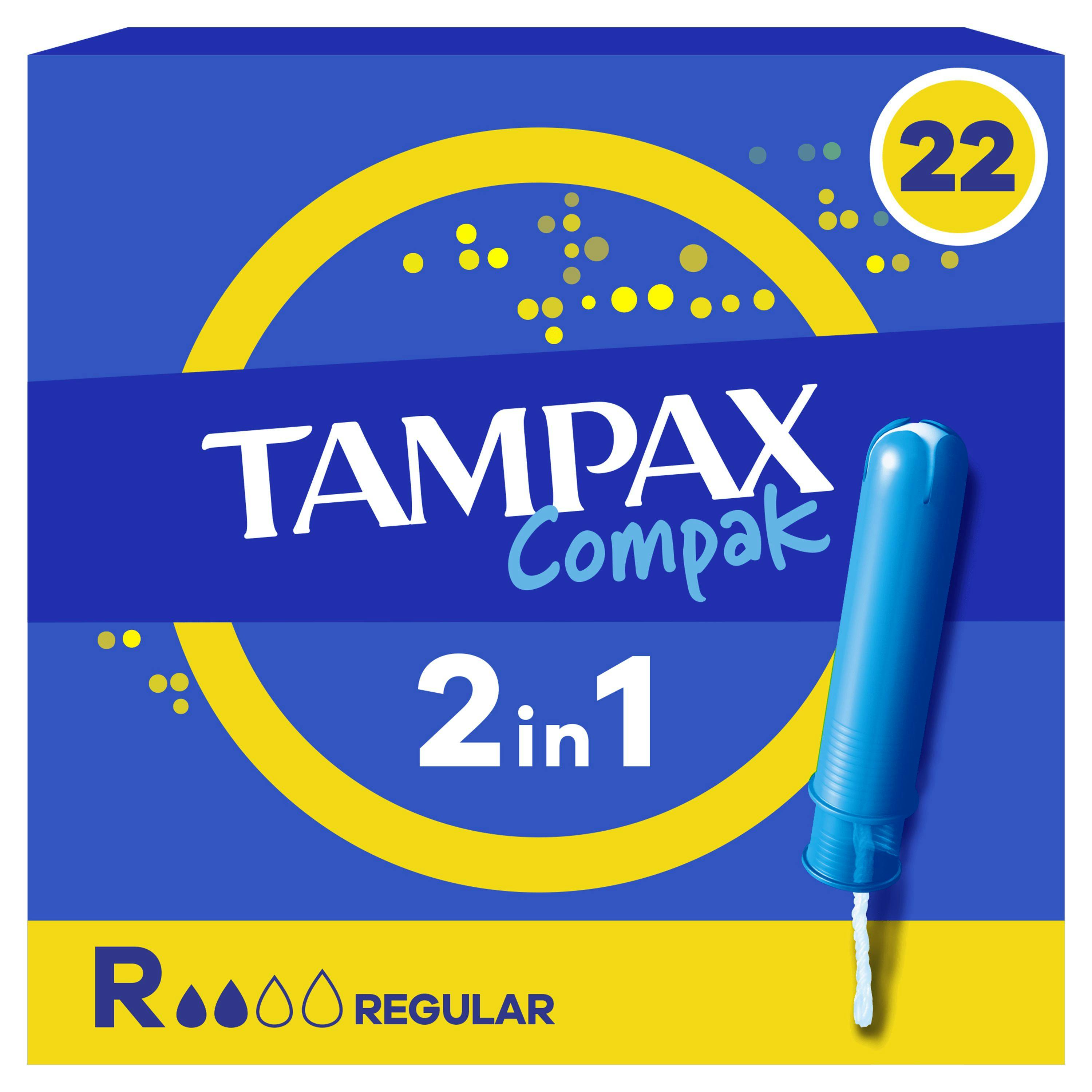 Tampax Compak Regelmatig 22 st