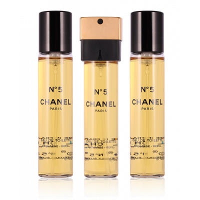 Chanel No. 5 Eau de Toilette Nachfüllung Taschenspray 3 x 20 ml