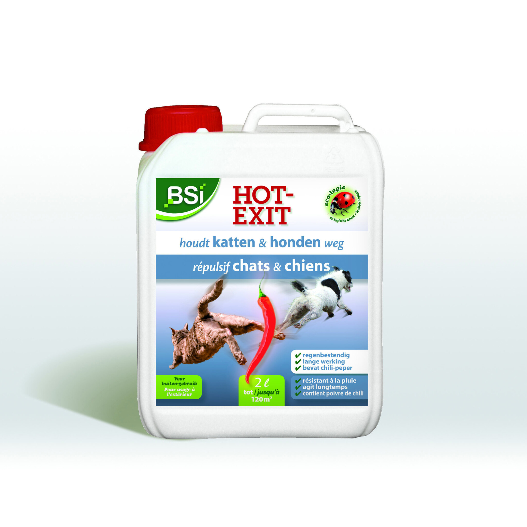 BSI Hot-Exit katten en honden verjager 2 liter