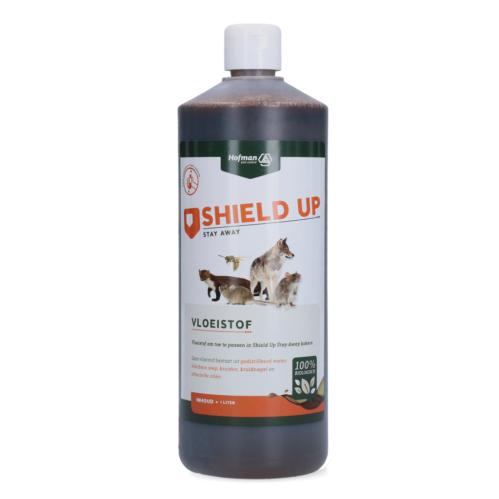 Shield Up Stay Away Vloeistof | voor verjagen en wering 1 liter