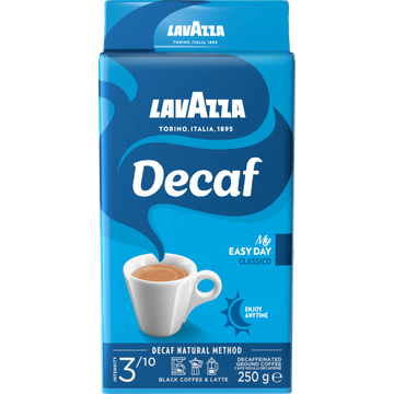 Lavazza avazza Caffe Dek Classico (decaf) gemalen / filterkoffie 250 g bij Jumbo