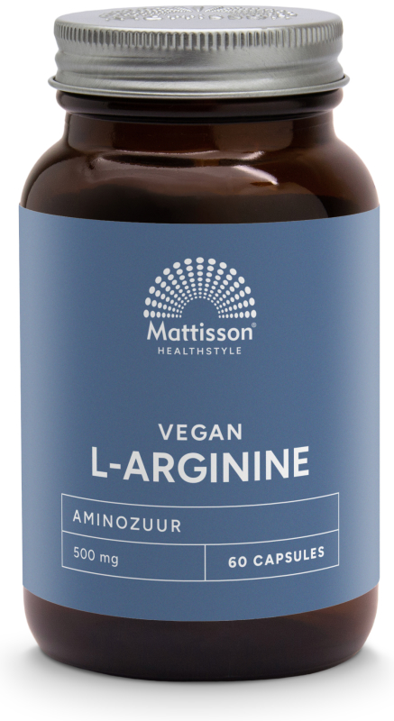 Mattisson L-arginine 500mg 60 Vegicaps