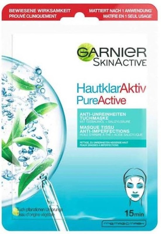 Garnier Skin active pure active tea tree masker 23 Gram