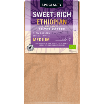 Specialty ornelissen Coffeeroasters Sweet & Rich Ethiopian Medium Roast Filter Koffie 250 g bij Jumbo