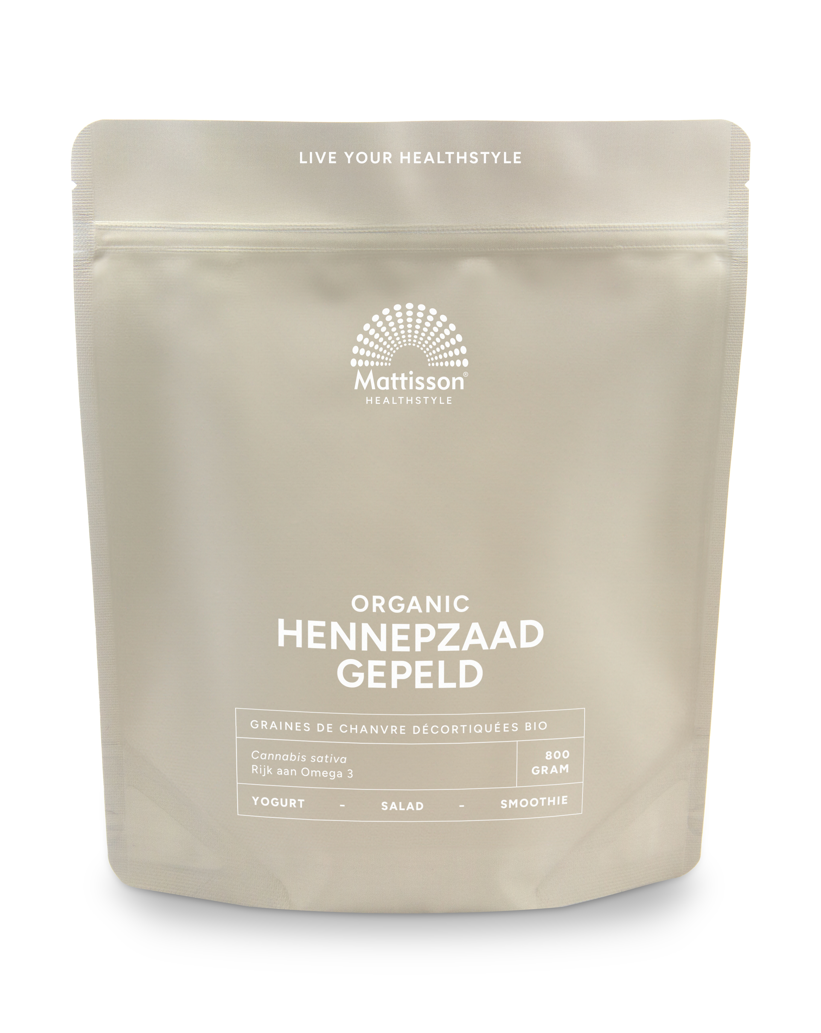 Mattisson HealthStyle Biologische Hennepzaad Gepeld
