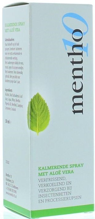 Mentho 10 Kalmerende spray aloe vera 50ml