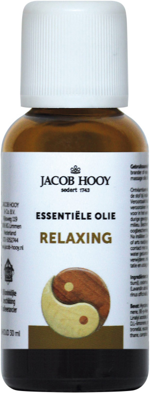 Jacob Hooy Relaxing olie 30ml