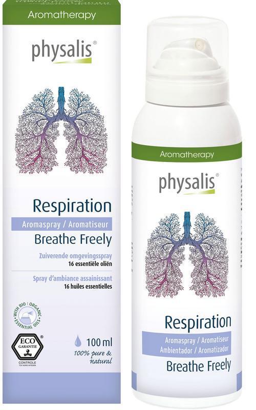 Physalis Aromaspray respiration bio 100 ML