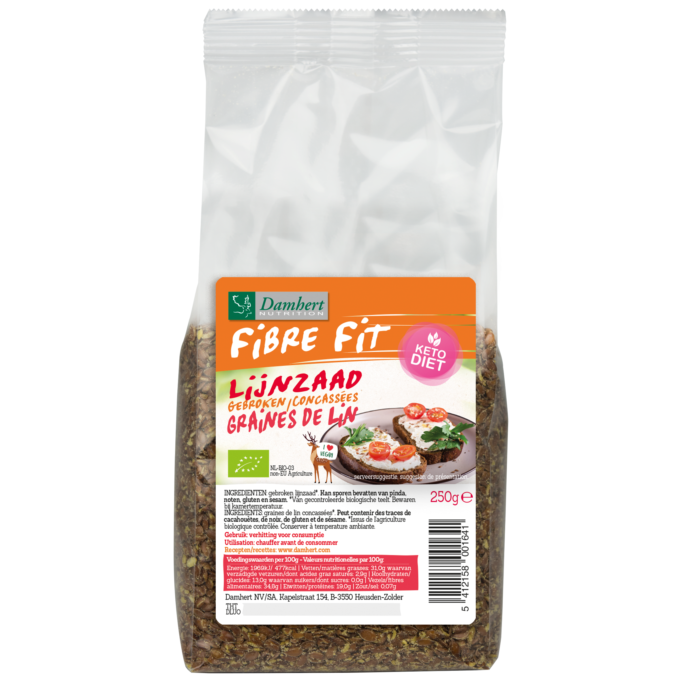 Damhert Fibre Fit Gebroken Lijnzaad
