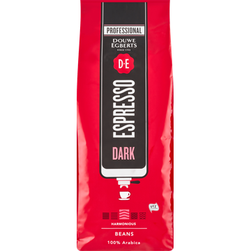 Douwe Egberts ouwe Egberts Professional Espresso Dark Beans 1 kg bij Jumbo