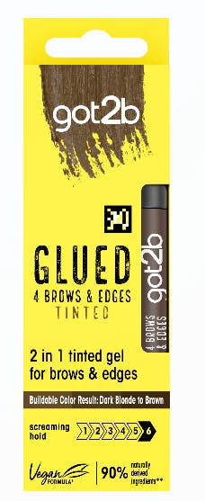 Got2b Glued 4 Brows & Edges Dark Brown 16 ml