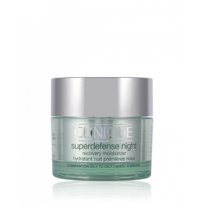 Clinique Superdefense Night Recovery Moisturizer für Mischhaut 50 ml