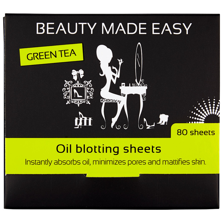 Beauty Made Easy Oil Blotting Sheets Green Tea