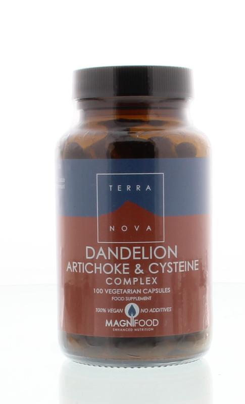Terranova Dandelion artichoke & cyste complex 100 Vegan Capsules