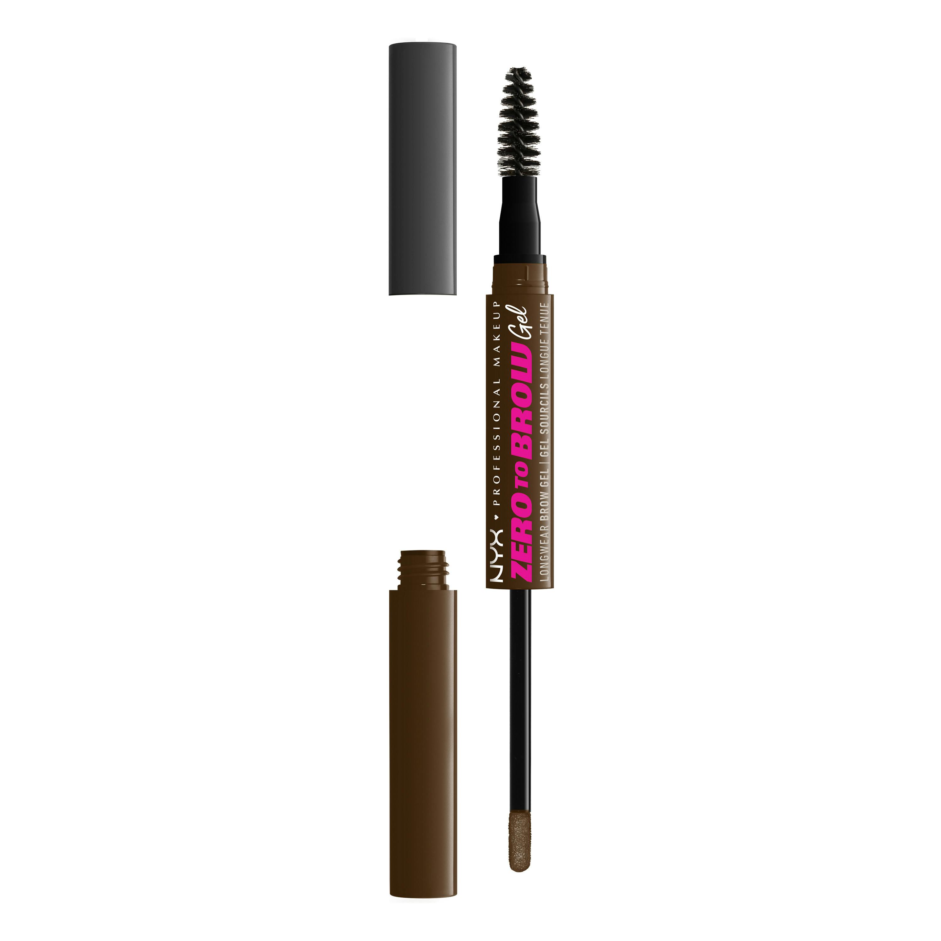 NYX Zero To Brow Longwear Brow Gel 06 Chocolate 2 ml