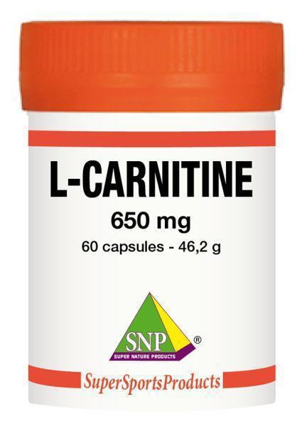 SNP L-carnitine 650 mg puur 60 Capsules