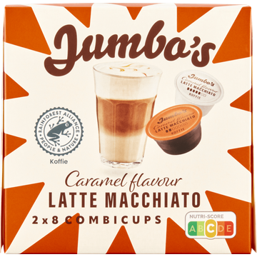 Jumbo's umbo's Latte Macchiato Caramel Dolce Gusto 16 stuks