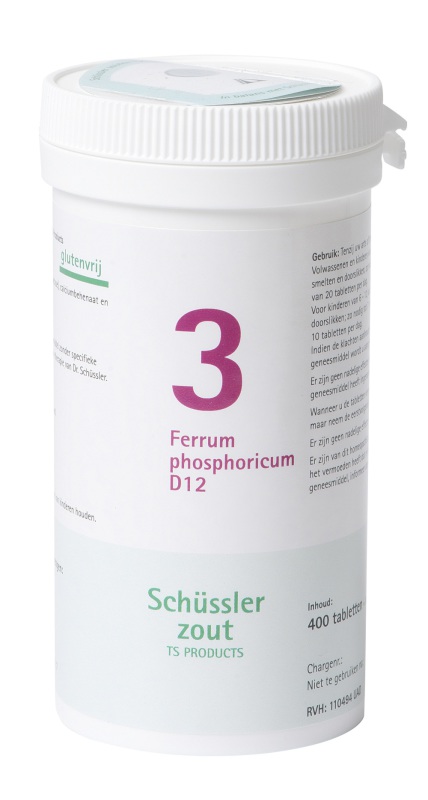 Pfluger Schussler celzout 3 ferrum phosphoricum d12 400 tabletten