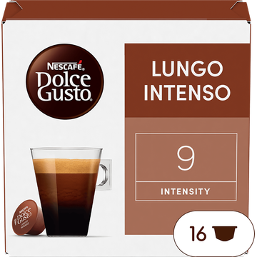 Nescafe ESCAFÉ Dolce Gusto, Koffiecapsules Lungo Intenso, 16 cups, 144 gr bij Jumbo
