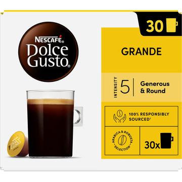 Nescafe ESCAFÉ Dolce Gusto, Koffiecapsules Grande, 30 cups, 255 gr bij Jumbo