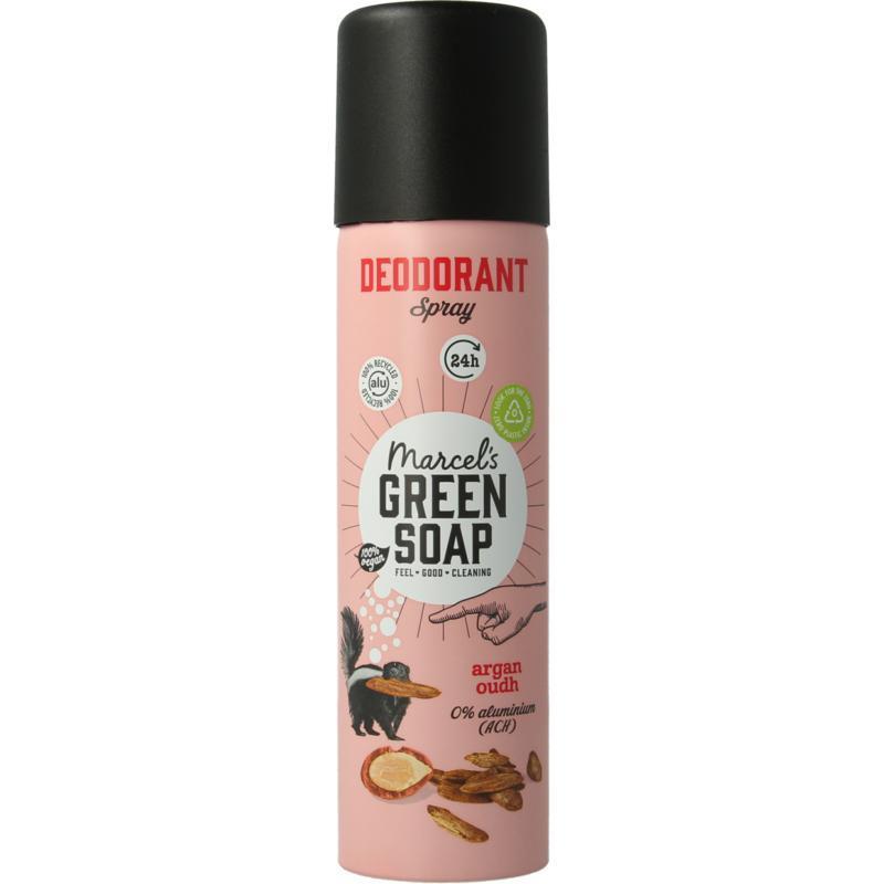 Marcels Green Soap Deodorant spray argan oudh 150 ML
