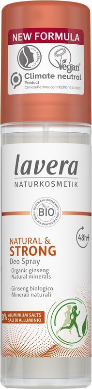 Lavera Deodorant spray natural & strong e-i 75 ML