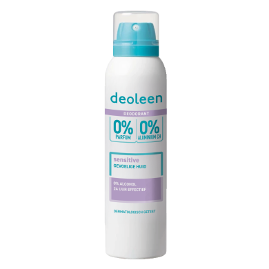 Deoleen Deodorant spray aerosol sensitive 0% 150ml