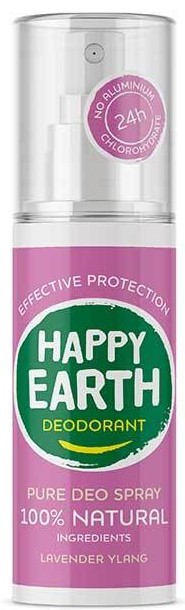 Happy Earth Pure deo spray lavender ylang 100ml