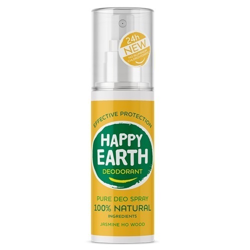 Happy Earth 100% natuurlijke deo spray jasmine ho wood 100 ML