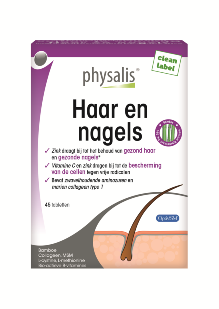 Physalis Haar en Nagels Tabletten