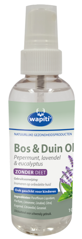 Wapiti Bos & duin huidolie spray 100ml