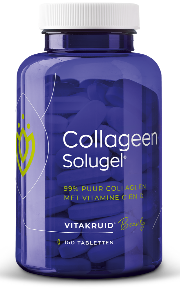 Vitakruid Collageen Solugel tabletten met vitamine C & D