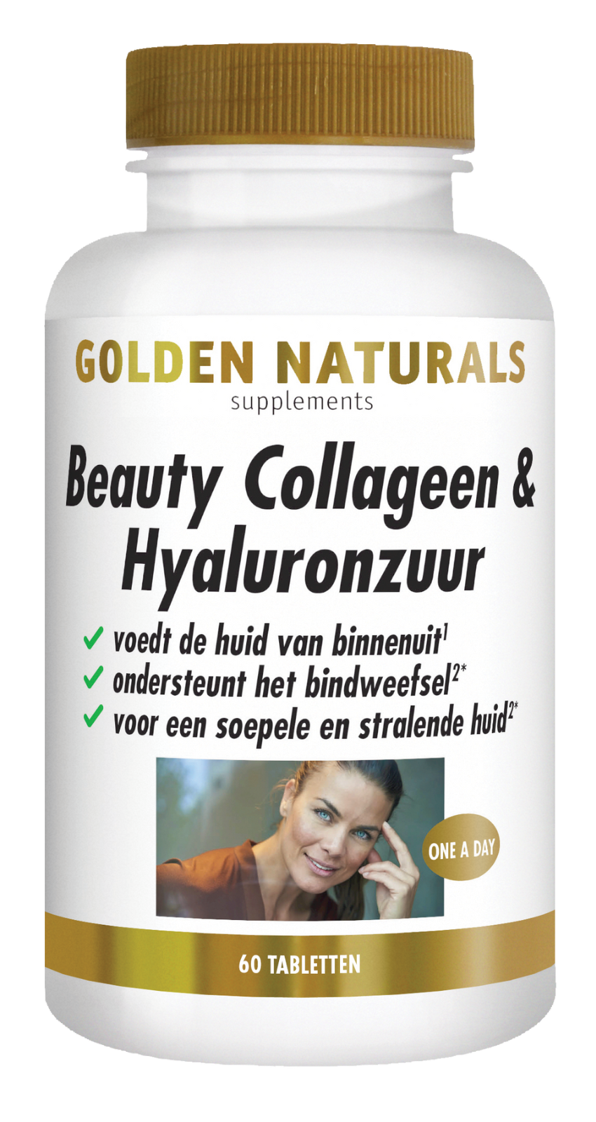 Golden Naturals Beauty Collageen & Hyaluronzuur Tabletten