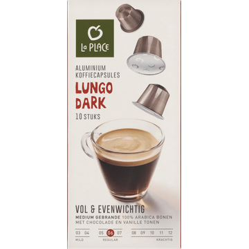La Place a Place Koffiecups Lungo Dark 10 Stuks bij Jumbo