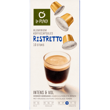 La Place a Place Koffiecups Ristretto 10 Stuks bij Jumbo