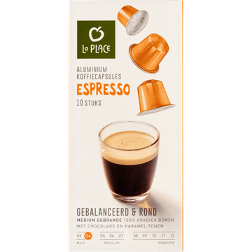 La Place a Place Koffiecups Espresso 10 Stuks bij Jumbo